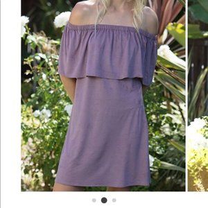 Astars Kara Vegan Suede Shift Dress